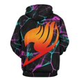 thumbnail image 3 of Fairy Tail Unisex Adult Hoodie Casual Hooded Sweatshirt Pullover Novelty 3D Printed Sweater Jacket L, 3 of 8