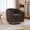Charcoal, variant on Modern Chenille Swivel Barrel Chair with Metal Base, 360° Rotation, Tufted Pumpkin-Shape Design – Stylish Accent Chair for Any Room