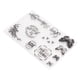 thumbnail image 5 of Kit de Sello claro Zhivalor Forma única decorativa Plantilla transparente estampado corte Die Set para DIY Scrapbook artesanía, 5 of 8