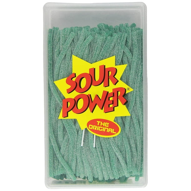 Sour Power Straws Unwrapped Apple 200ct.