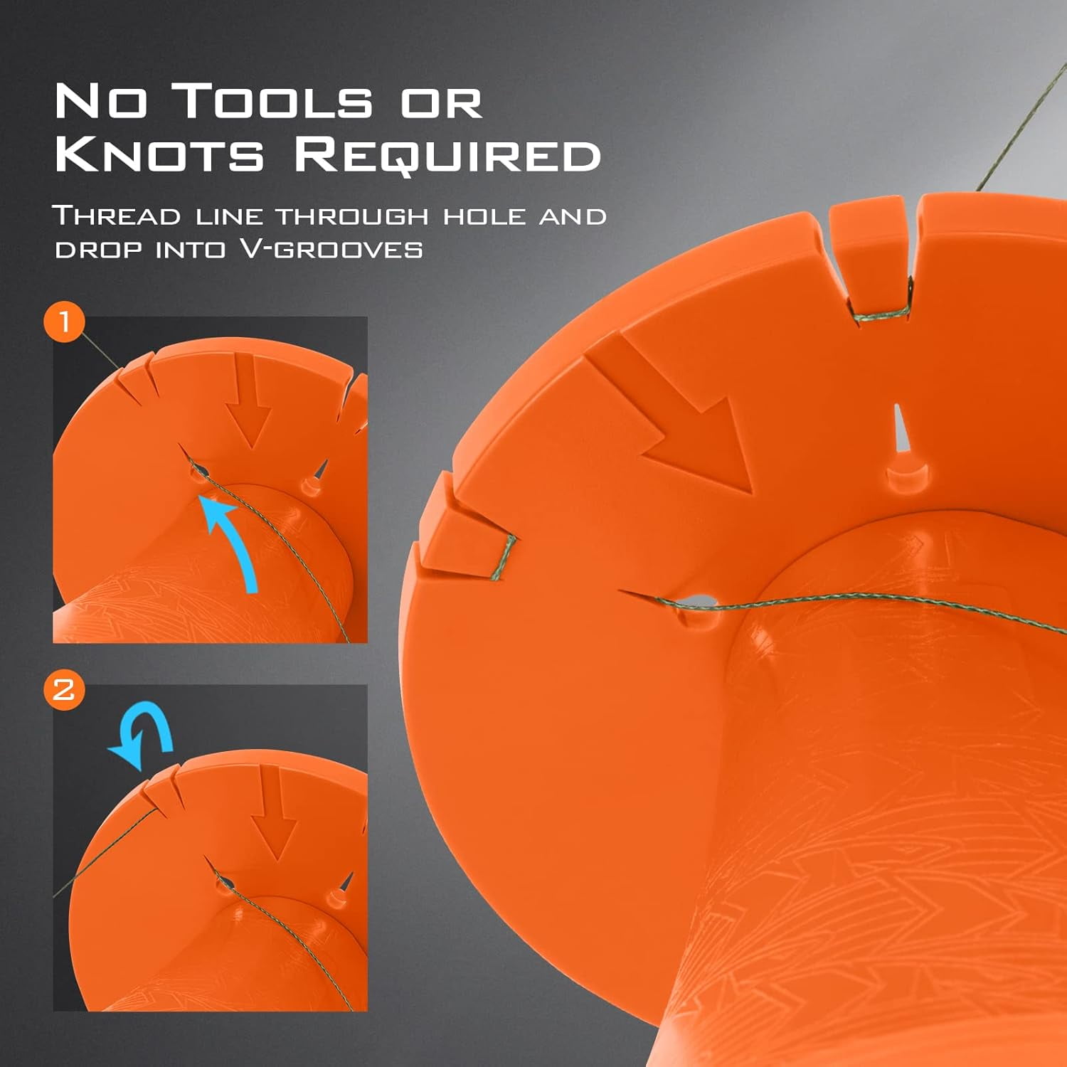 KastKing Line Gobbler Line Stripper, Remove Fishing Line Quickly, Compatible with Most Cordless Drills