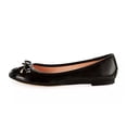 thumbnail image 2 of YDN Women Simple Bowknot Round Closed Toe Comfortable Ballets Slip On Ballet Flats Heel Walking Office Outfit Slide Shoes Size 14 Black, 2 of 4