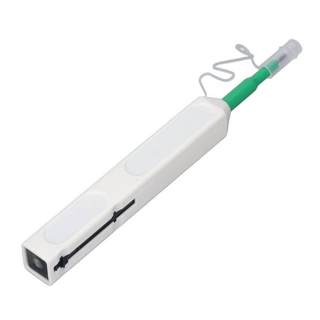 Bolígrafo limpiador de fibra óptica con sonido de aviso, 180 grados de limpieza, tipo bolígrafo de baja pérdida, limpiador de fibra óptica para SC FC ST LC de 2,5 mm