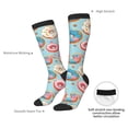 thumbnail image 6 of Haiem Colorful Donut Socks, Funny Novelty Crazy Design Cotton Socks Sports Socks Knee High Socks For Men, Women,1Pairs - Gift For Working Friends, 6 of 8