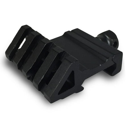45 Degree Offset Mount Adapter for Picatinny and Weaver (Best Picatinny Rail For Ruger 10 22)