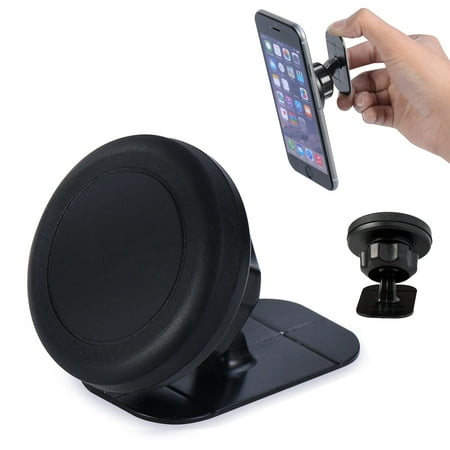 Rotary Universal Dashboard Strong Magnetic Car Mount Holder Cradle for (Best Magnetic Phone Car Mount)
