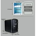 thumbnail image 4 of Koolatron 4L Retro Portable Mini Fridge 12V DC 110V 6 Can Cooler Black, 4 of 20