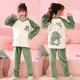 thumbnail image 1 of Nuevo Pijama Niños Franela 2023 Otoño Invierno Niña Niño Conjunto Pijama Bebé Ropa Animal Cartoon Coral Fleece Pijamas Niños xuanjing  unisex, 1 of 2