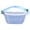 blue, variant on Hollow Out Mesh Waist Bag Zipper Adjustable Hip Belt Bag For Sport Wide Shoulder Strap See Through Portable Mesh Purse Cycling