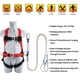 thumbnail image 2 of Arnés de seguridad, kit de protección contra caídas TT TRSMIMA, cuerpo completo, 2 of 7