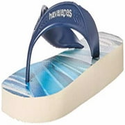 Havaianas Unisex Surf Sandals 4000047, Beige/Navy Blue, 41/42