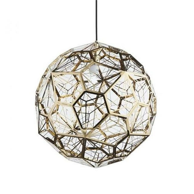 Control Brands LM152PGOLD The Filippa Globe Pendant, Gold - 59 in.