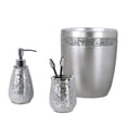 thumbnail image 5 of Better Homes & Gardens Glimmer Shiny Gray Resin Bathroom Trash Can, 1 Each, 5 of 6