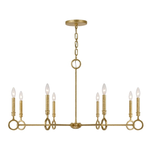 Noah 8-Light Chandelier in Gold Armory by Breegan Jane