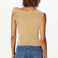 thumbnail image 4 of Timegard Tank Top for Women Knot Strap Sleeveless Slim Comfy Cropped Going out Tops Summer Fashion, 4 of 7