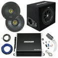 thumbnail image 1 of Stereo Upgrade: Kicker 12" Comp 300 Watt 4 Ohm Vented Pre-Loaded Subwoofer Enclosure, 6.5" CS 300 Watts 2-Way Speakers, 2-Channel 250 Watt Max Car Audio Amplifier, Amp Installation Kit, 1 of 6