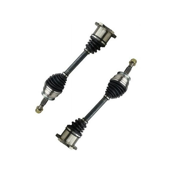 Front CV Axle Shaft Set - Compatible with 2004 - 2015 Nissan TITAN 4WD 2005 2006 2007 2008 2009 2010 2011 2012 2013 2014