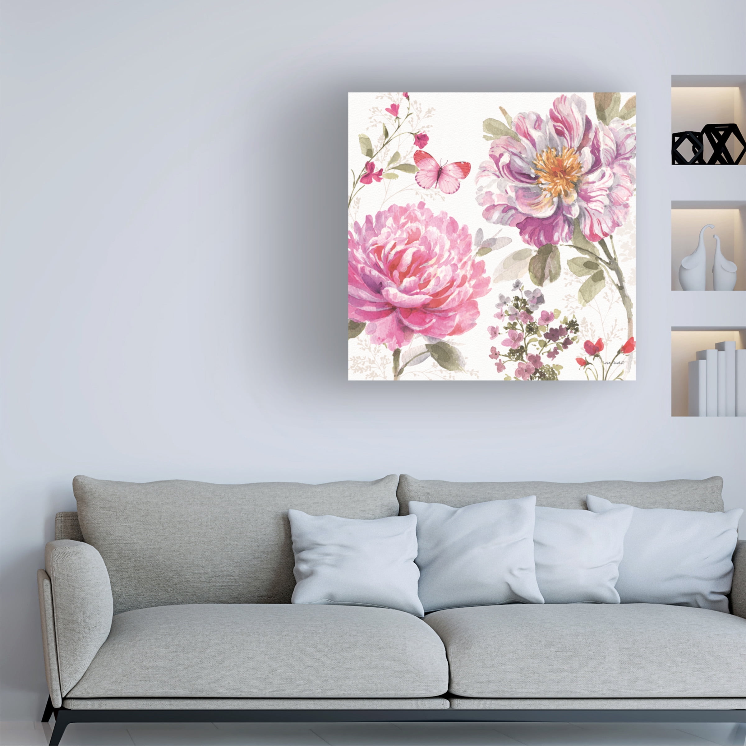 Lisa Audit 'Obviously Pink 20' Canvas Art