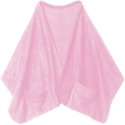 Unisex Adult Shawl with Pockets - Polyester Fleece 20 x 58