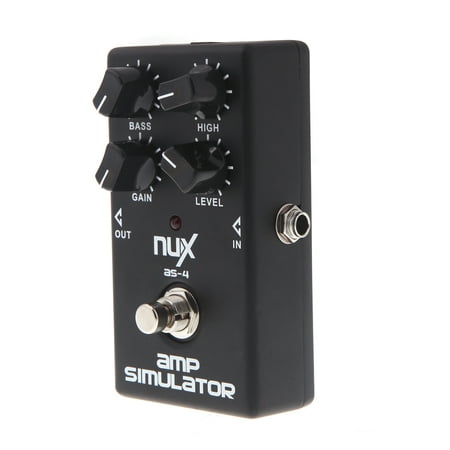 NUX AS-4 Amplifier Simulator Guitar Electric Effect Pedal True Bypass