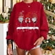 thumbnail image 3 of Sudadera de Navidad para mujer, jersey de manga larga con cuello redondo informal a la moda con gráfico de gran tamaño, Tops, camisa, blusa Pompotops  gfhjh10402, 3 of 5