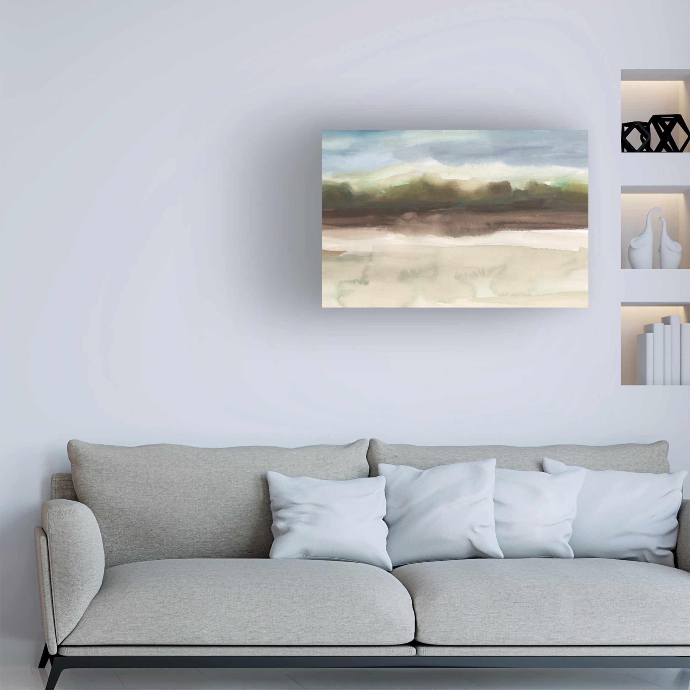 Trademark Fine Art Ethan Harper Blended Treeline II Canvas Wall Art