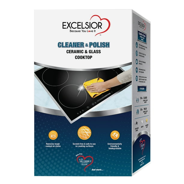 Excelsior Glass Cooktop Cleaner and Polish Kit CERAMICKIT 250ml