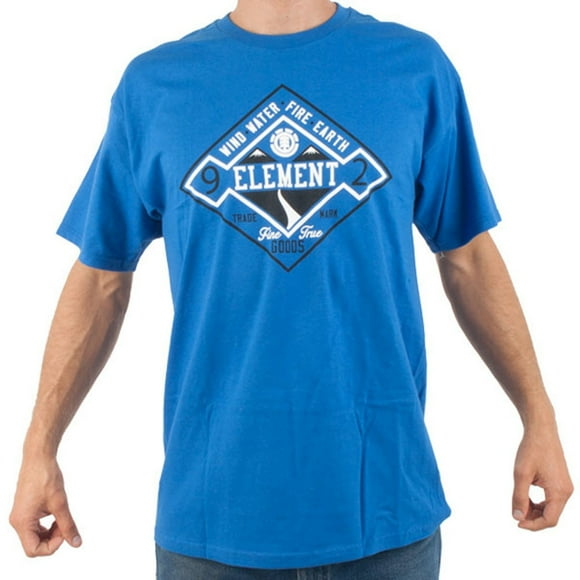 Élément - T-Shirt Bleu Royal Peaks