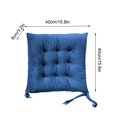 thumbnail image 2 of Office Seat Cushion Clearance 11 Colors Optional Solid Color Sanded Thick Chair Cushion Soft Comfortable Warm Chair Cushion1PC/40cm, 2 of 6