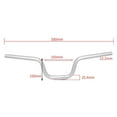 thumbnail image 3 of 2 Manillares Plegables para , Aleación de Aluminio, Abrazadera de 25,4mm para H160mm DYNWAVEMX manillar de bicicleta plegable, 3 of 8