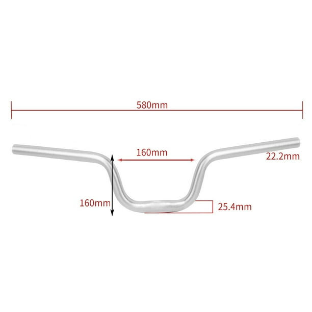 Lightweight 22.2mm Riser for M Shaped Handlebar Folding Bike