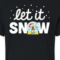 thumbnail image 3 of SpongeBob SquarePants - Let It Snow - Juniors Cropped Cotton Blend T-Shirt, 3 of 6