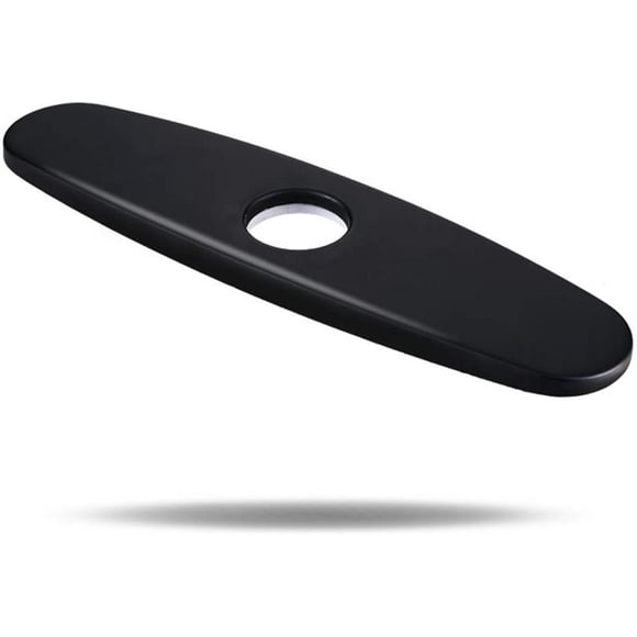 EcoNesxp 10 Inch Matte Black Matte Black 3 Hole Bathroom or Kitchen Sink Faucet Mixer Faucet Sink Hole Cover