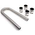 thumbnail image 1 of RPC Racing Power Company R7310 Radiator Hose  Stainless Steel; 1-3/4 Inch Diameter; 48 Inch Length; With Hose/ 2 Polished  Aluminum End Caps/ 2 Sleeve Adapters/ 4 Reduces/ 4 Hose Clamps, 1 of 3