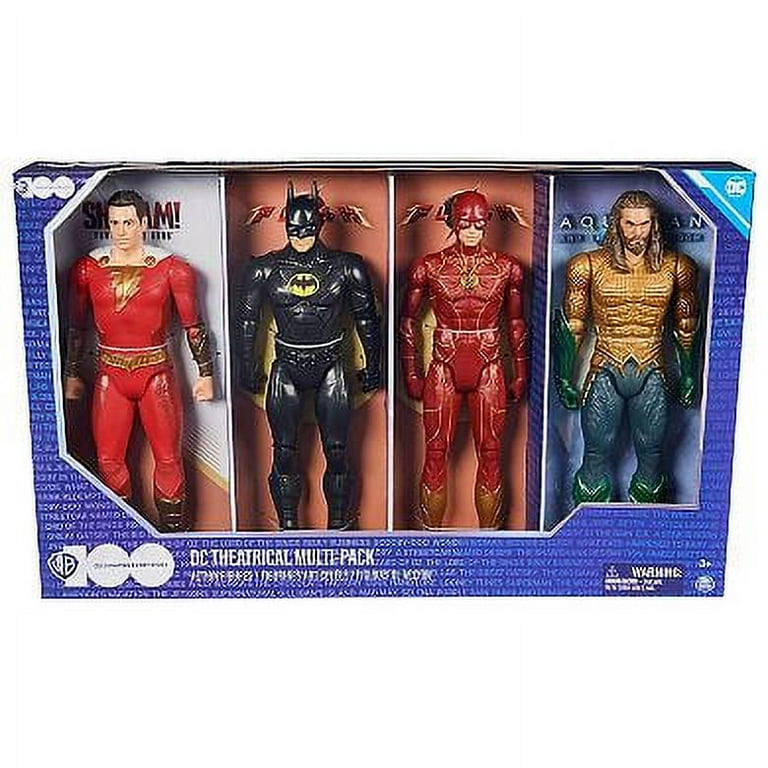Spin Master DC Comics Multi-Pack: Batman, Aquaman, Flash, Shazam