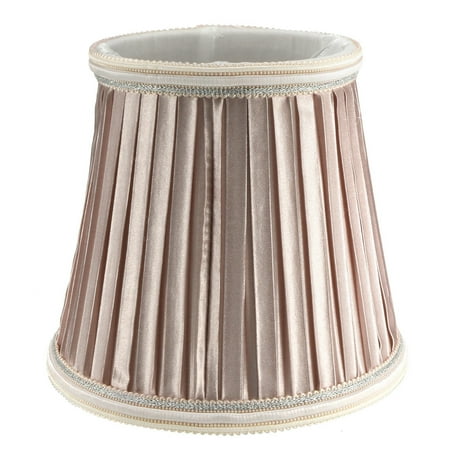 Shade Wall Lamp - Wall Floor Shades Chandelier Clip-On Lamp Shade Light Pink Fabric-Covered