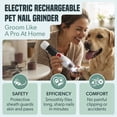 thumbnail image 3 of Paw Perfect Pet Nail Trimmer Nail Groomer Nail Rotating File for Large Small Pets As Seen on TV, 3 of 11