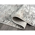 thumbnail image 3 of Abani Luna Collection Abstract 6' x 9' Grey Cream Modern Area Rug, 3 of 5