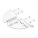 thumbnail image 4 of 2 Estantes Flotantes de Esquina Triangulares para Pared, para Baño, Cocina, Baño y Dormitorio., 4 of 5