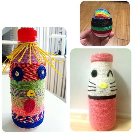 IDEANATEGRATE Raffia Paper Ribbon for Weaving and Diy Decoration in Green 200m x 0.08Inch 1Set