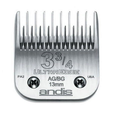 UPC: 0040102641336 | Andis UltraEdge 64133 Carbon Steel Detachable Blade Size 3-3/4 Skip Tooth Chrome