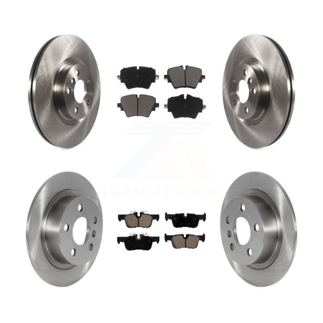CMX Front Rear Disc Brake Rotors and Ceramic Pads Kit for Car Mini Cooper Countryman S ALL4 K8C-101544