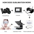 thumbnail image 4 of YQHWQ 10 Pack Eye Mask Sleep Cover Sublimation Off-White Blank Silk Eye Mask Soft Heat Transfer Sleep Blackout Eye Mask with Adjustable Strap for Sleep Travel Nap Meditation Team Game V, 4 of 5