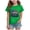Green, variant on Girls 4th Of July Shirts Toddler American Flag Tshirt for Boys Girls Patriotic Tops Kids 4th of July Outfits Tee USA Short Seleve(Green,5-6 Years)
