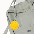 thumbnail image 6 of yotijay 3Pcs Pickleball Ornament Set Bag Keychain Christmas Tree Hanging Decorations for Yellow, 6 of 9