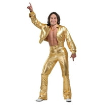 Men's Plus Size Studio Disco Costume