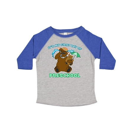 

Inktastic It s My 1st Day of Preschool with Cute Bear Family Gift Toddler Boy or Toddler Girl T-Shirt