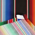 thumbnail image 6 of Coolnut Mexican Serape Blanket Stripes1 Tapestry Aesthetic Tapestry Wall Hanging 60" x 51" Inches Home Decor Gifts, 6 of 6
