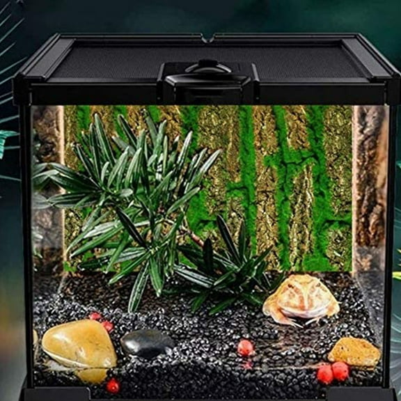 LULULION fish tank backing background Aquarium Background Board Multi Decorative for Reptile Tank 1Pcs