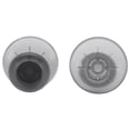 thumbnail image 4 of eXtremeRate Clear Black Replacement Thumbsticks Analog Stick Joystick for PS5 BDM-010/020/030/040, 4 of 6